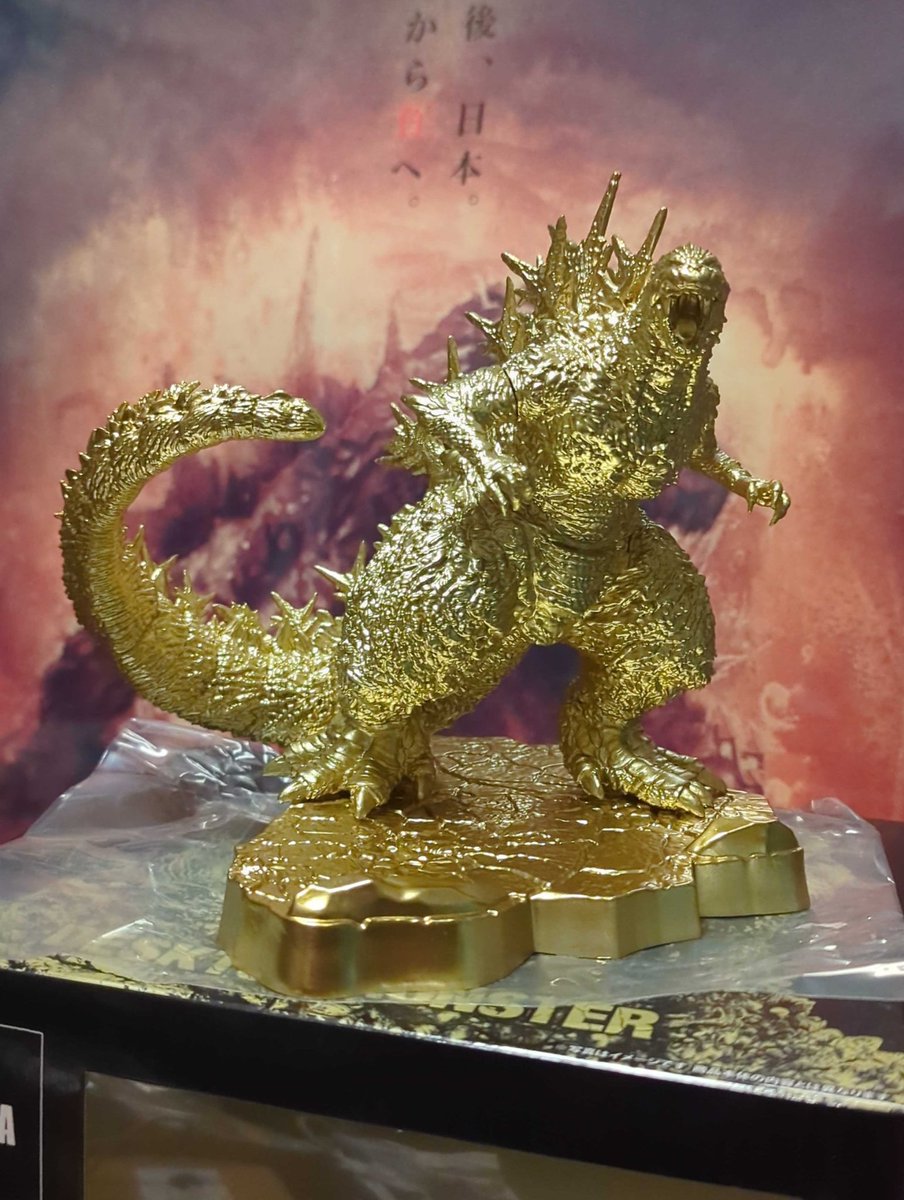 ドンキ・ホーテ限定】ゴジラ デスクトップゴールド&シルバー