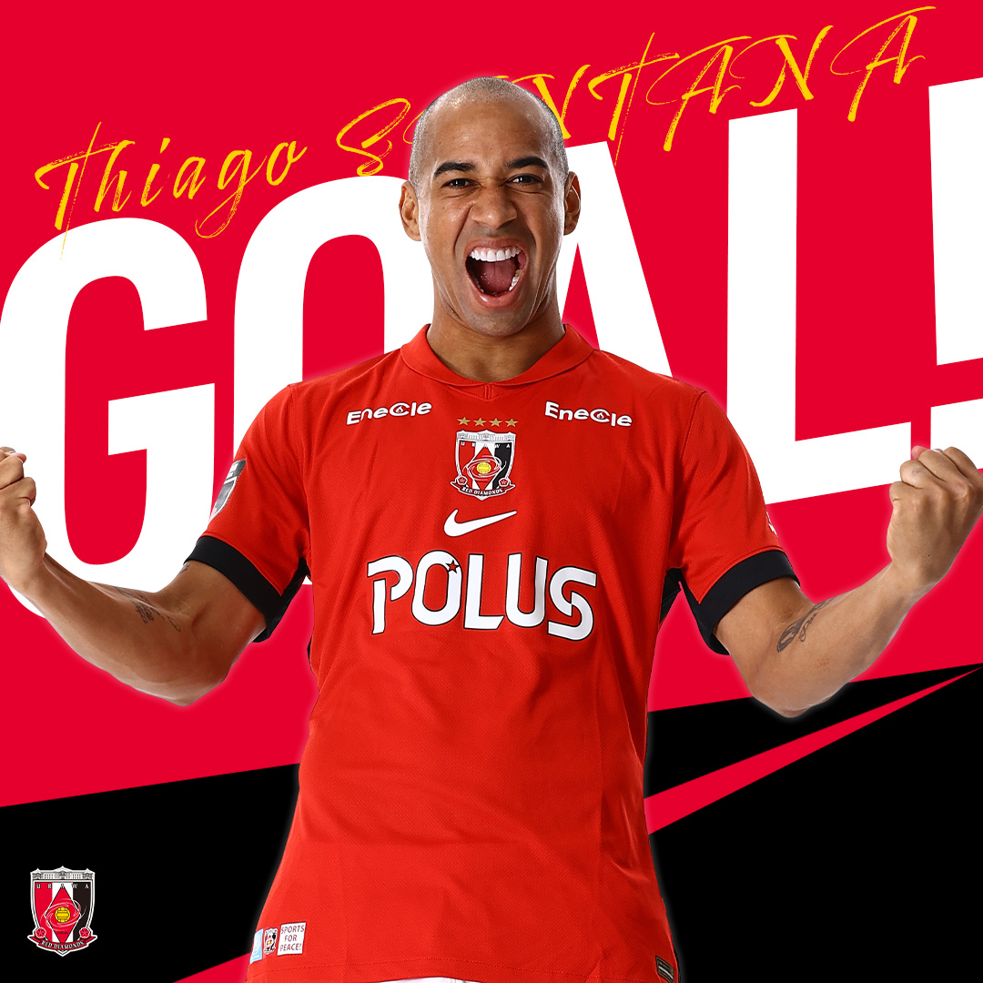 𝙂𝙊𝘼𝙇‼️ vs 川崎 2-0 得点者 54分 #チアゴサンタナ ⚽️スコア速報