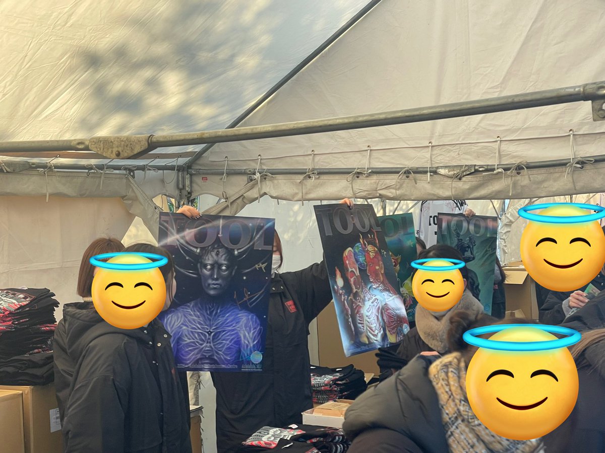 TOOL 神戸物販速報 海外公演のサイン入りポスターあり(4種) 1人 1枚