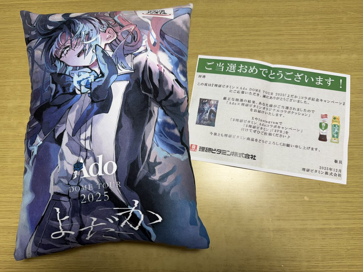 懸賞当選品 Ado よだか リケン 理研ビタミン コラボ オリジナル