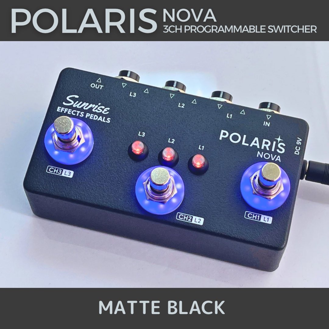 新商品情報】 3chプログラマブルスイッチャー Polaris Nova 明日、2025