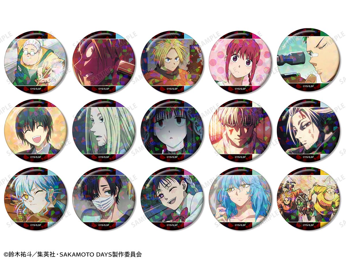 サカモトデイズ SAKAMOTODAYS シン オールスター缶バッジ ホログラム