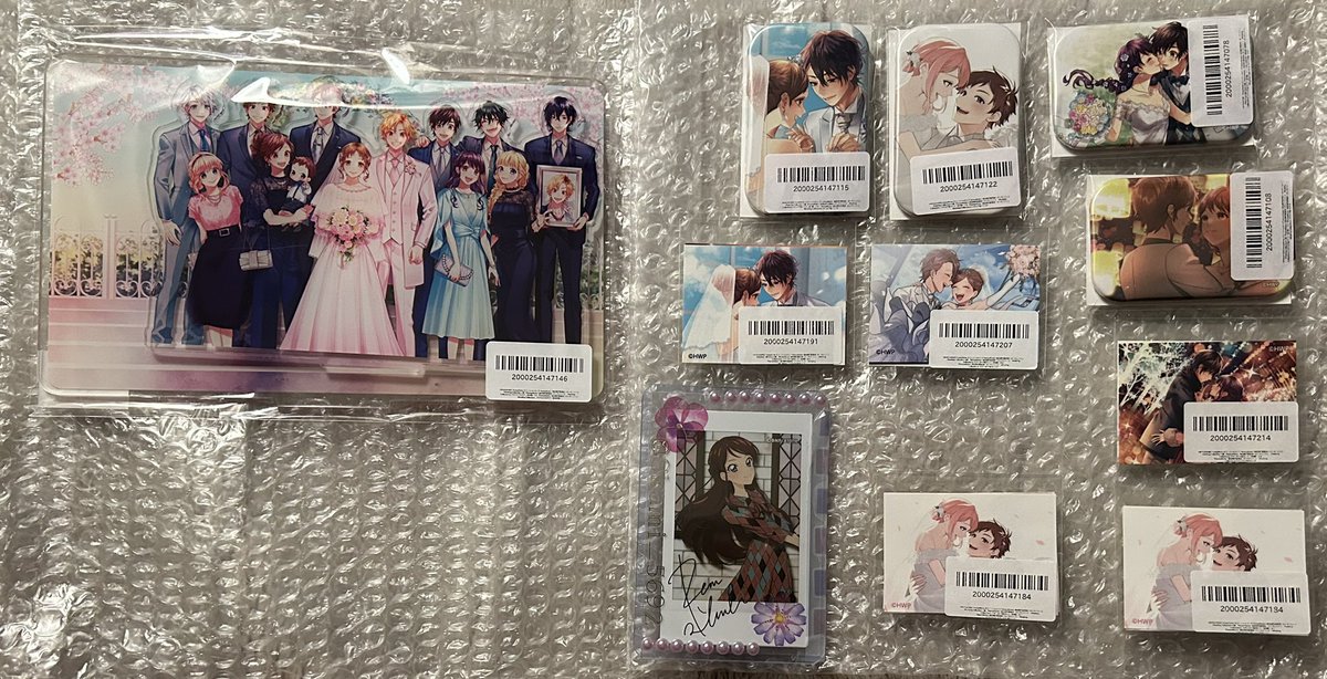 HoneyWorks オンラインくじ こたひな13点 榎本虎太郎 瀬戸口雛