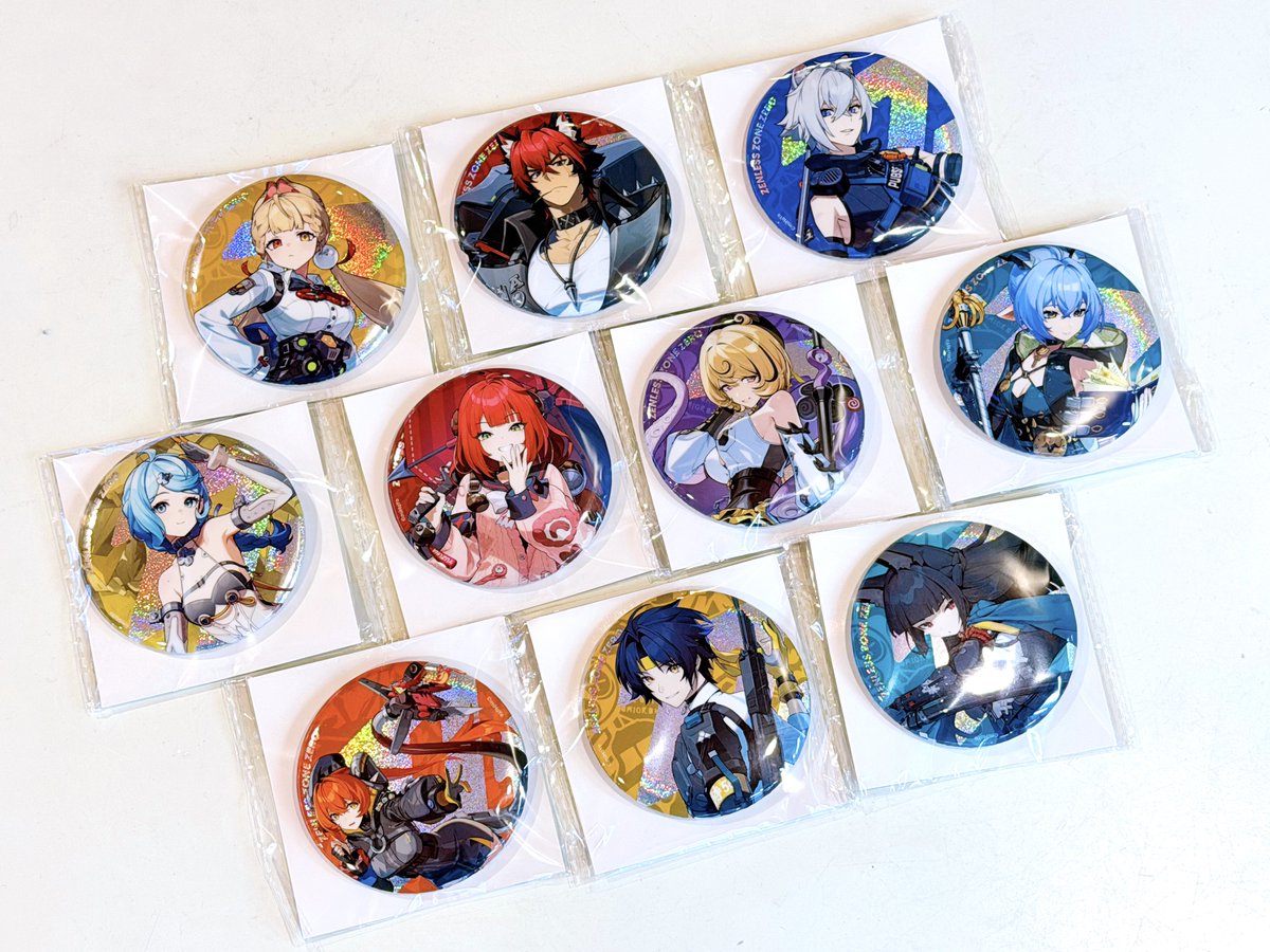 プライズ情報】 『ゼンレスゾーンゼロ ホログラム缶バッジ Vol.2～GiGO