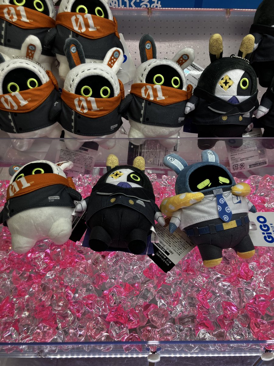 GIGO限定 ゼンレスゾーンゼロ ボンプ ぬいぐるみ 3種 コンプリート