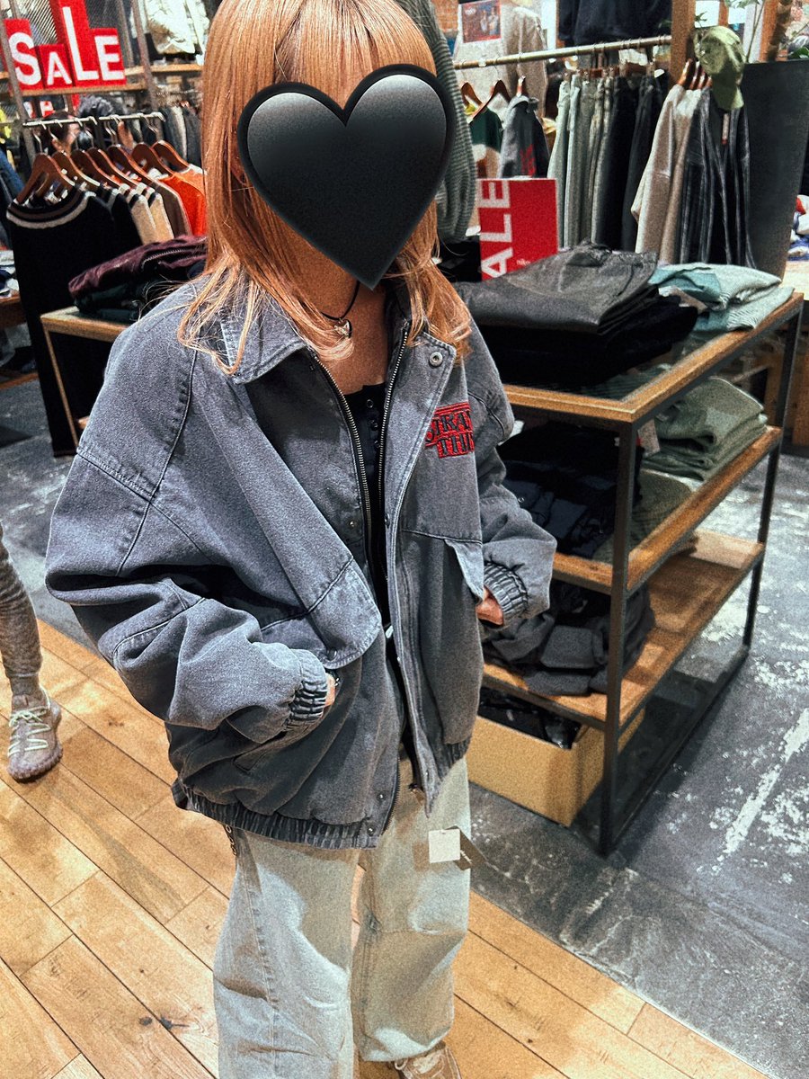 niko and ストレンジャーシングス デニムブルゾン M STRANGER THINGS