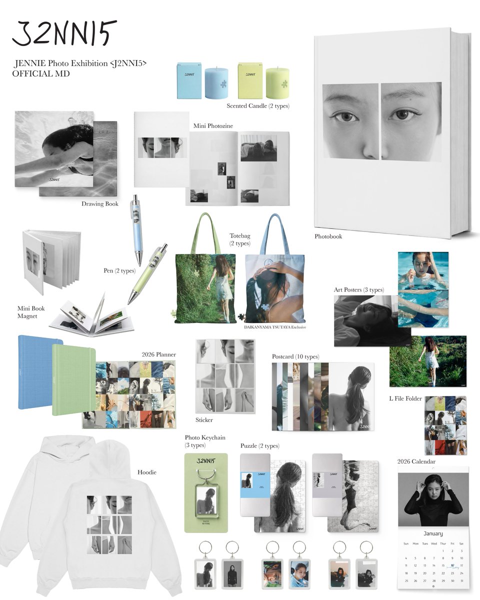 JENNIE 写真展 代官山蔦屋限定 トートバッグ ジェニ JENNIE J2NNI5