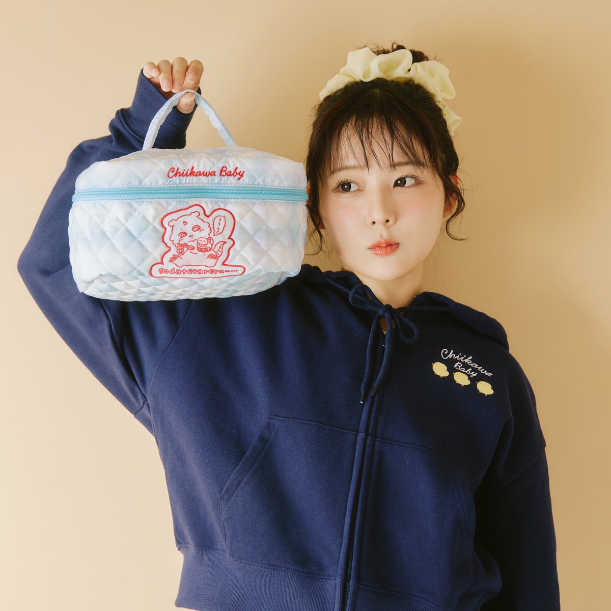 新商品／ 『Chiikawa Baby マルチポーチ』 （おまる(イエロー)、育てて