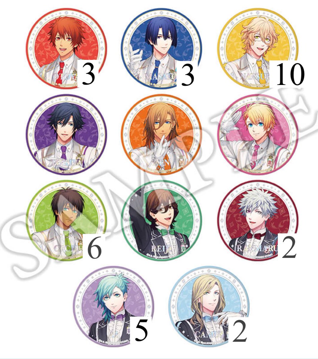 うたプリ 蘭丸 ジュエリー缶バッジ ワンダーランド 15th 交換】うた