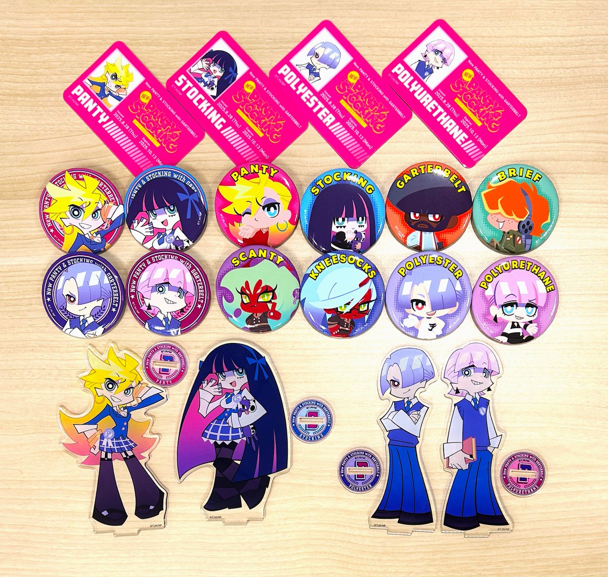 New PANTY & STOCKING まねきねこコラボコースター 🔸コラボグッズのご