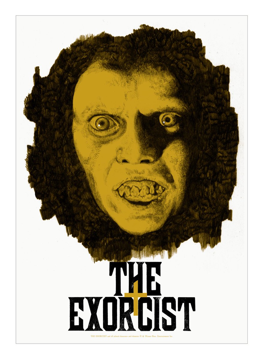 10/24よりシルク印刷のエクソシストのポスター販売があります