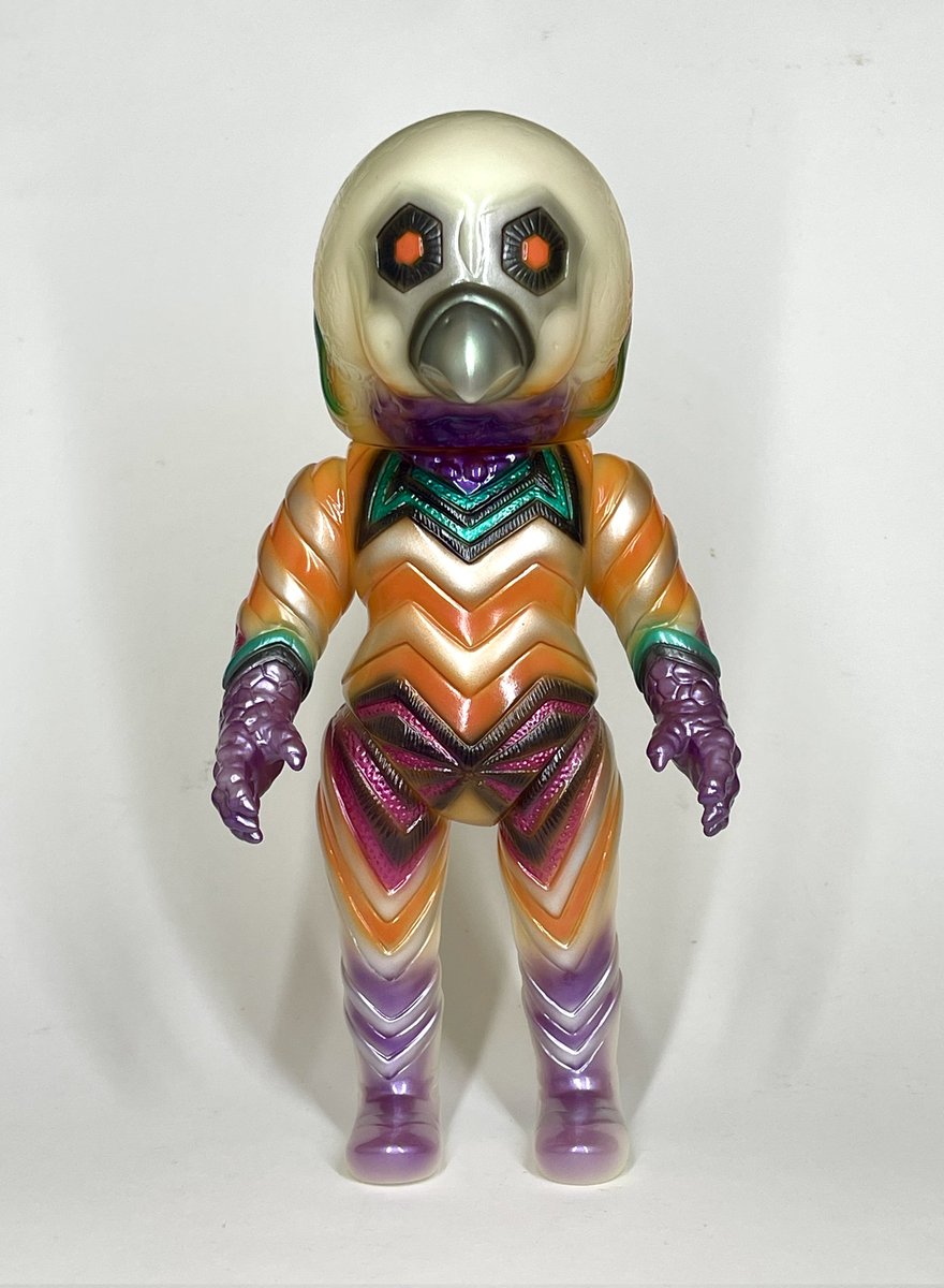 サイン付き M1号 ガッツ星人 GID ツブコン2025 ウルトラマン ソフビ