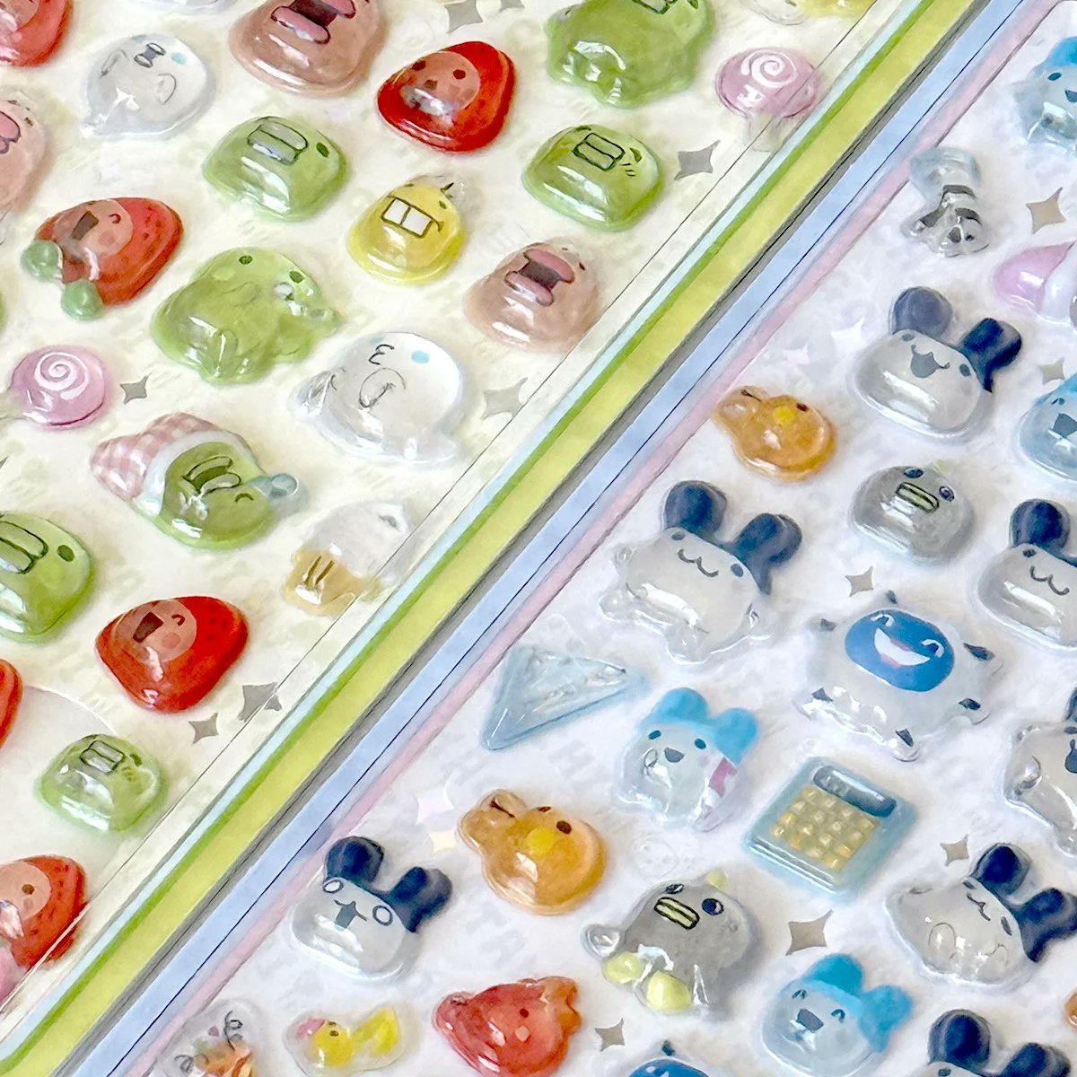 国内正規品】たまごっち ボンボンドロップシール 4枚セット 【国内正規