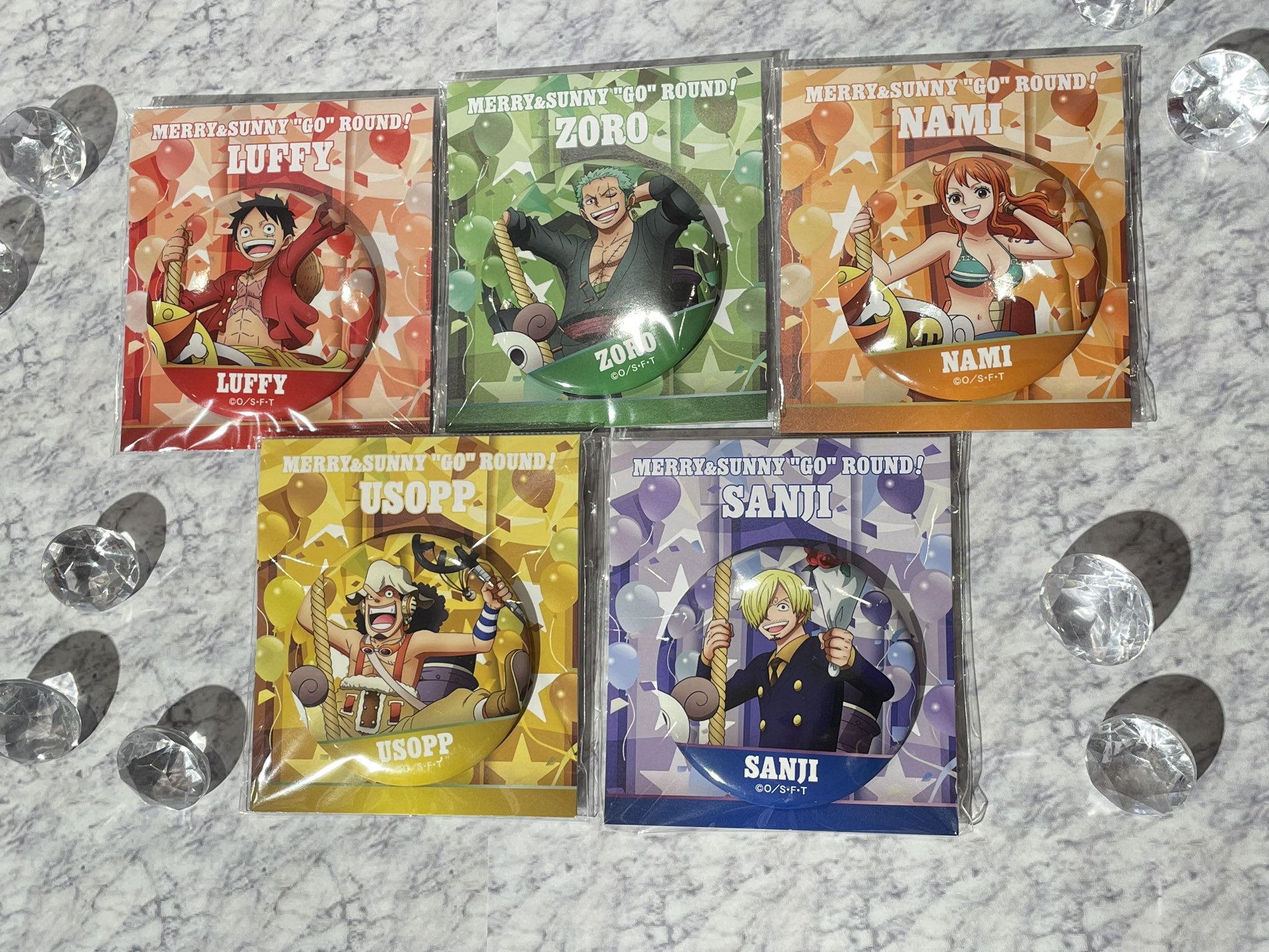 ワンピース オールフェイス 缶バッチ セット ワンピース オール
