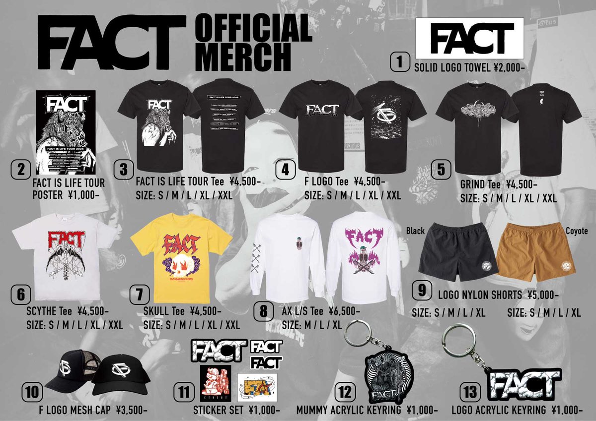 非売品 FACT JAPAN TOUR 2011 スタッフパス FACT (@factjapan) / X