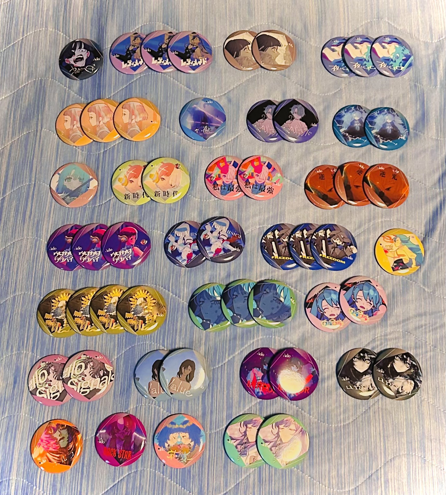 Ado ポップアップストア 缶バッジ ONE PIECE ウタ 5点セット Ado