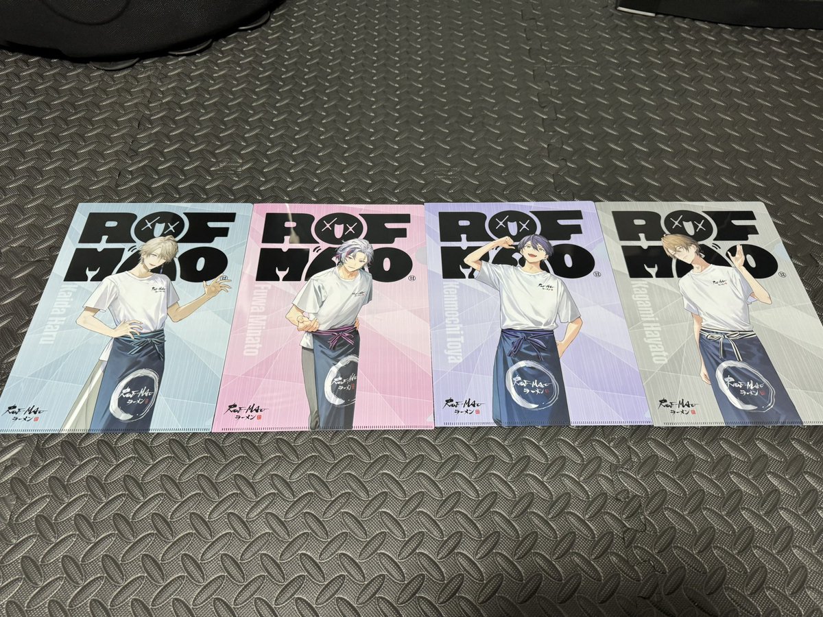 スーパーカップ×rof-mao オリジナルクリアファイル 4種セット 未開封