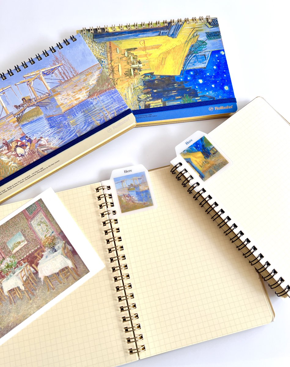 大ゴッホ展(ロルバーン)5冊＋表紙プロテクターセット Rollbahn × #大