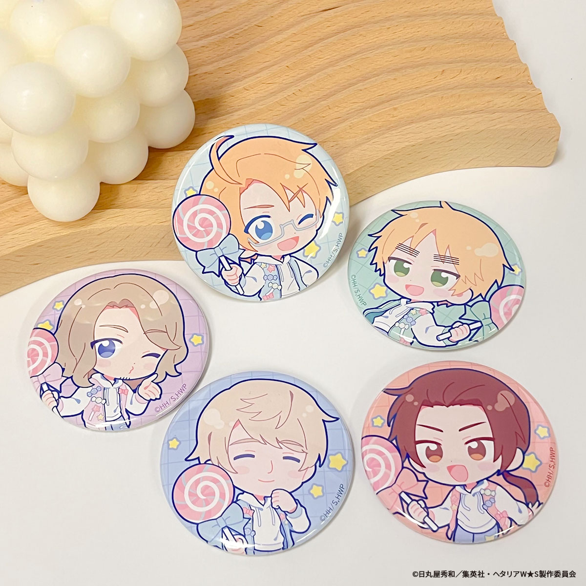 ヘタリア アメリカ 缶バッジ グッズ ヒサゴ 原作柄