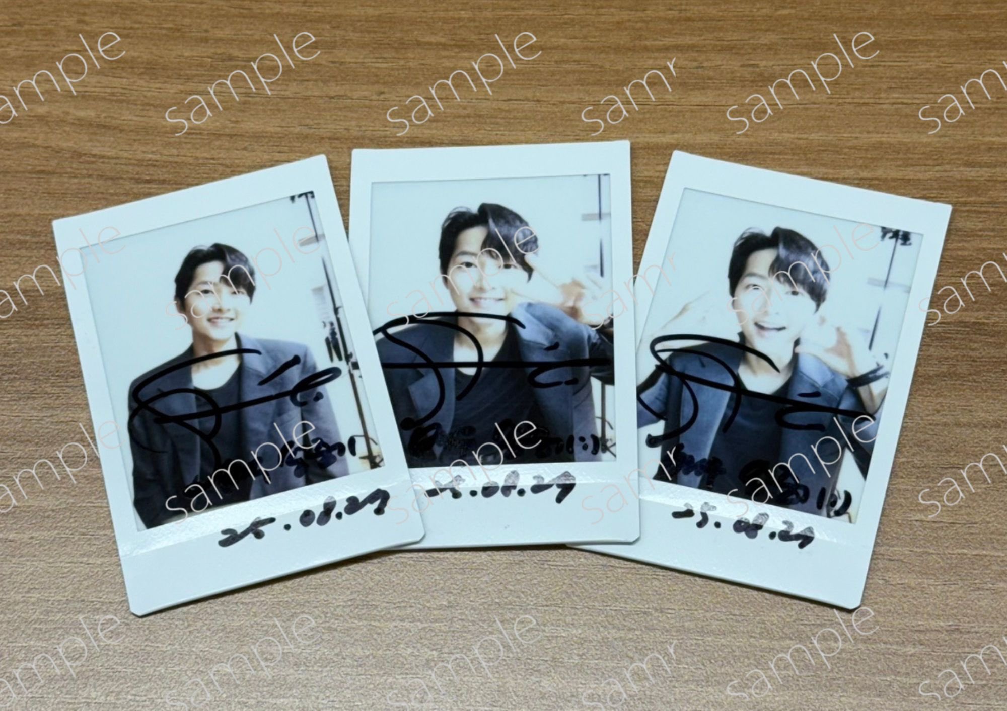 n.SSign ジュニョク サイン入りチェキ n.SSign ジュニョク サイン入り