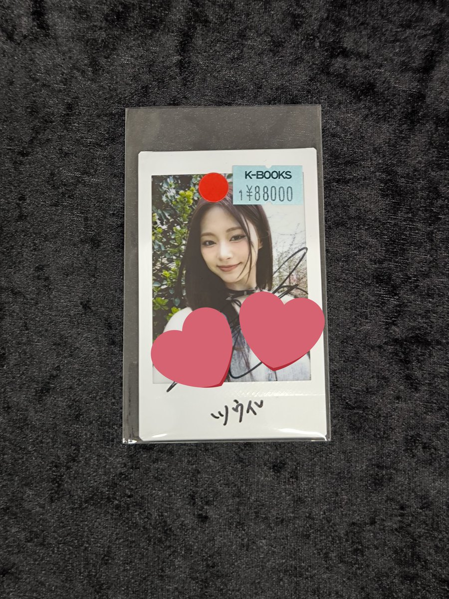 twice ジヒョ サイン入り ポラロイド TWICE ジヒョ 直筆サインチェキ