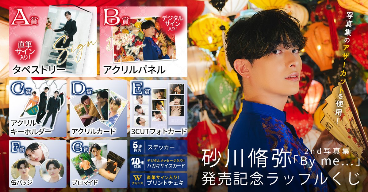 BUDDiiSラッフルくじ SHOOT アクリルパネル サイン&コメント入り