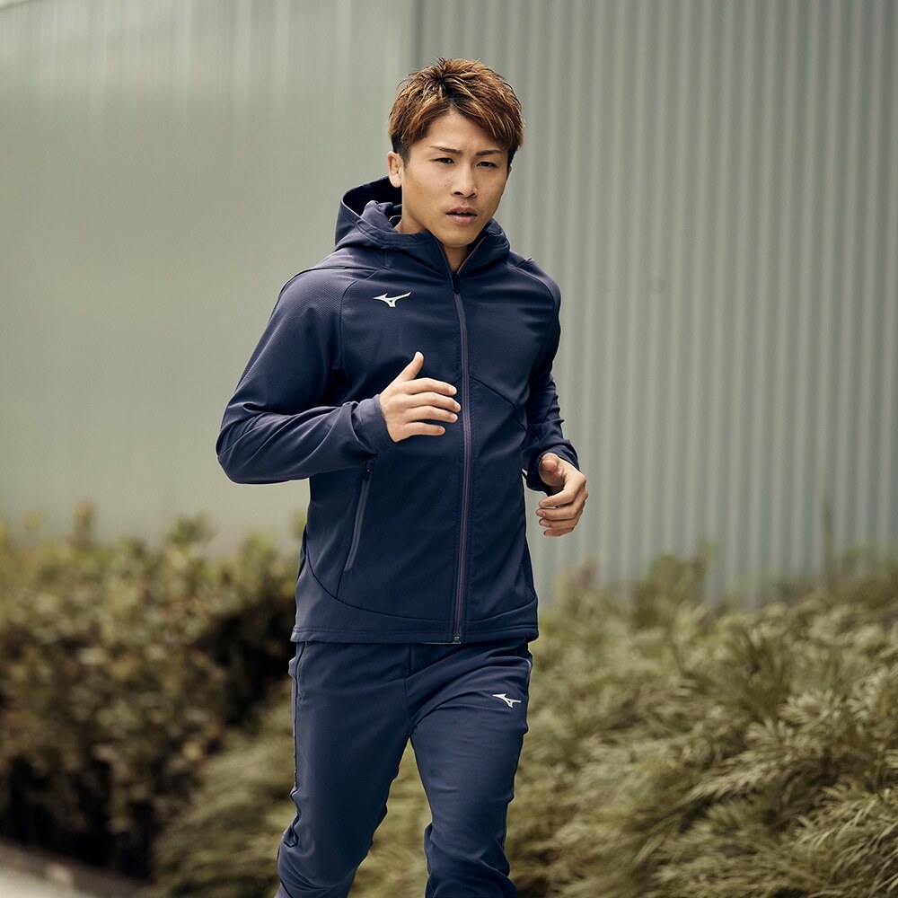 井上尚弥Mizuno ジップアップジャケット ブラック 井上尚弥Mizuno