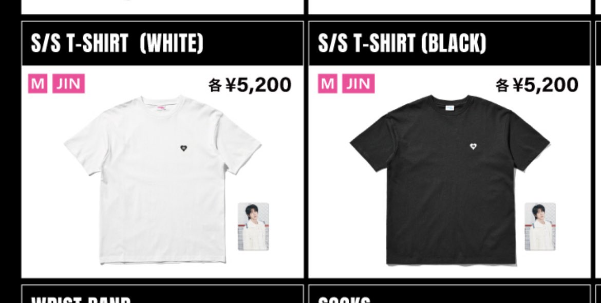 Jin LA Pop-up S/S T-shirt Lサイズ BTS Jin Run Seokjin LA Los