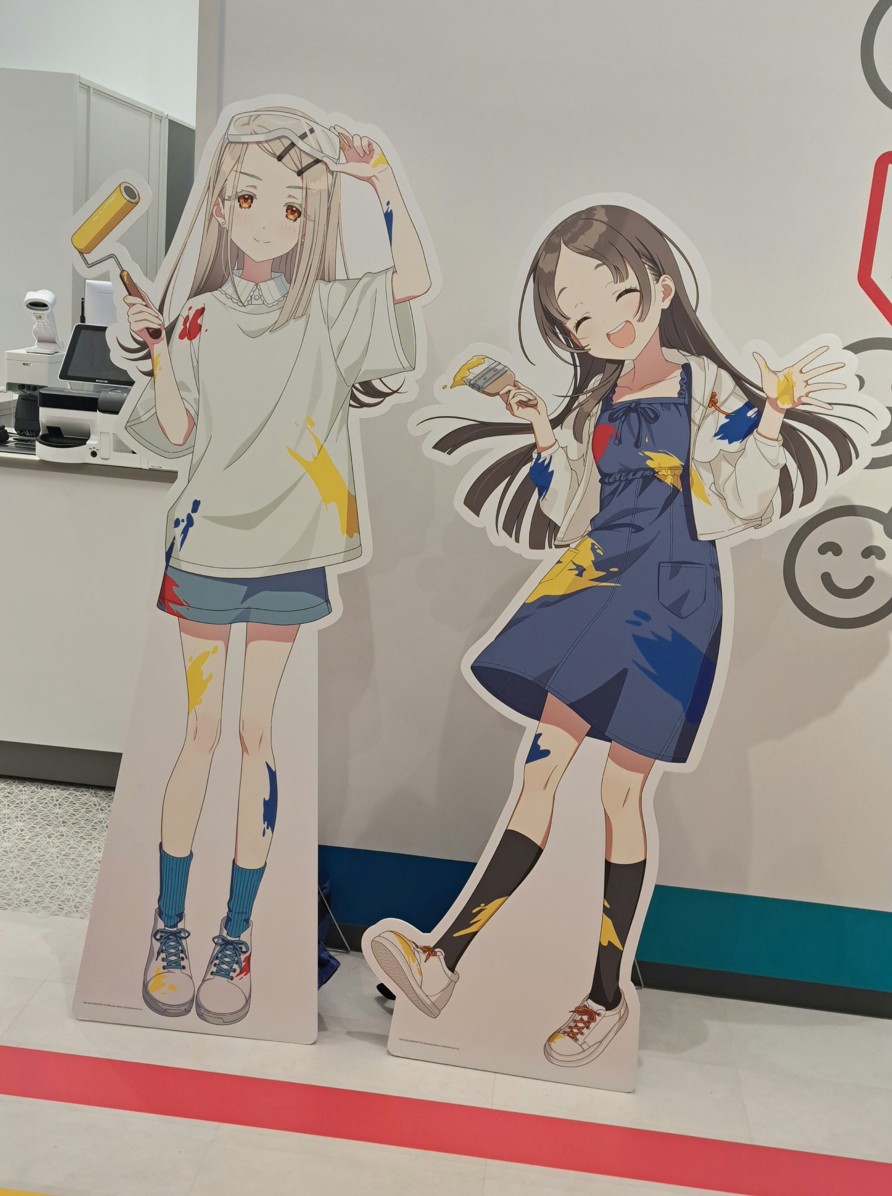 遠*キ様 学園アイドルマスター 学マス サイン入り等身大パネル 篠澤広