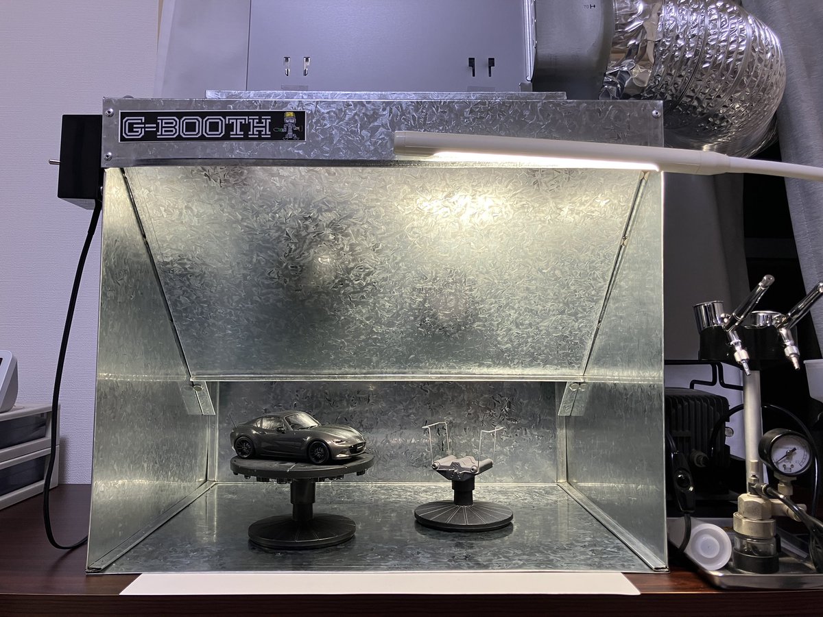 セール品静音塗装ブース G-BOOTH M-02 350M3/H モデル セール品静音塗装
