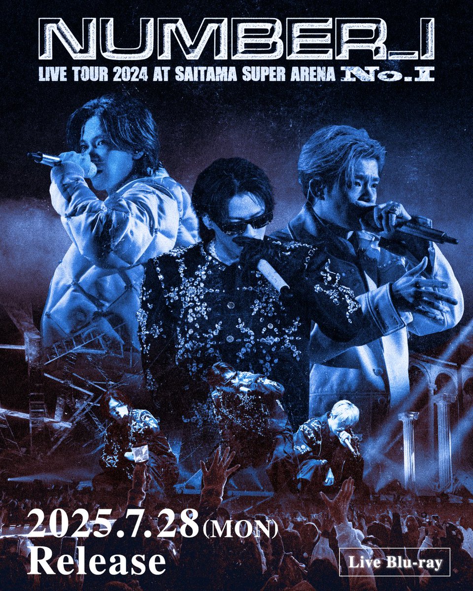Number_i LIVE TOUR 2024 ｢No.I｣ライブBlu-ray 7月28日(月)発売決定