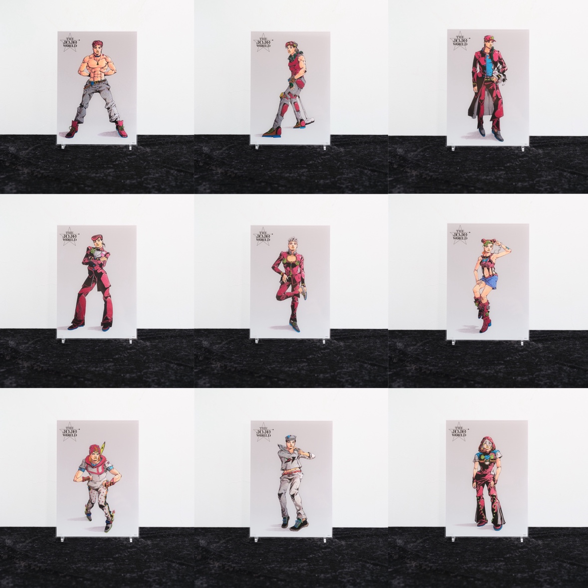 ジョジョの奇妙な冒険 アクリルアートパネル 全9部セット ジョジョ