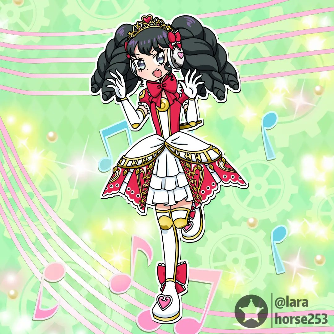 プリパラ プロモ ナイトメアイエローコーデ みちる あろま みかん