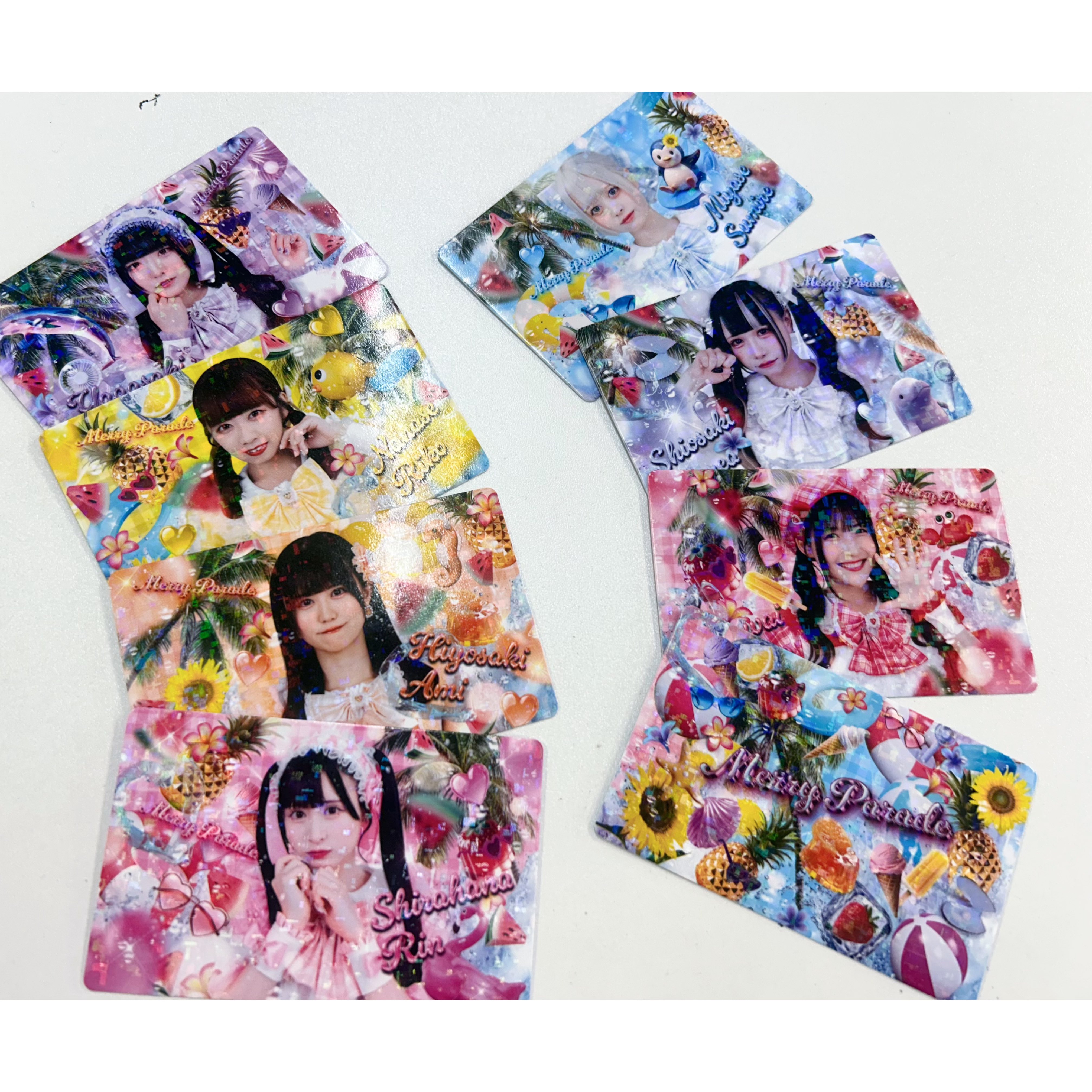 9bic 四季涼雅 チェキ券 10枚×3
