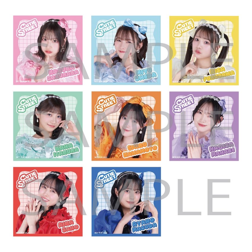 CUTIE STREET A1ポスター 全員サイン付 CUTIE STREET A1ポスター全員