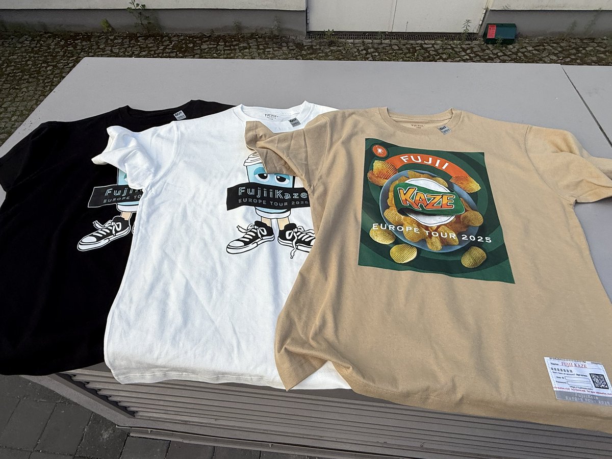 FujiiKaze EU/NA TOUR 2025 ドリンクTシャツ Mサイズ Fujii 0 Kaze
