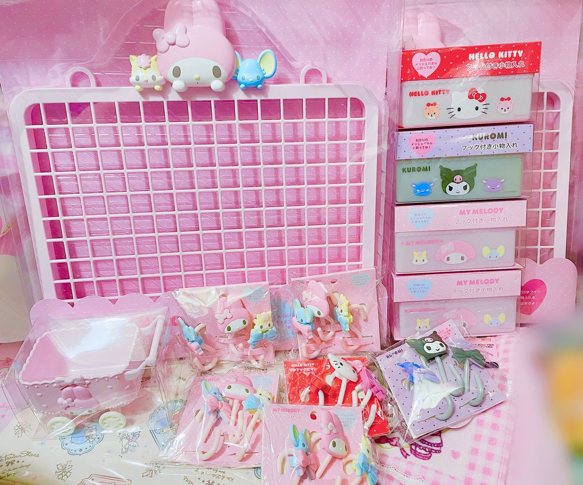 サンリオ 推しをかわいく飾り隊 マイメロディ ワイヤーネット メッシュ