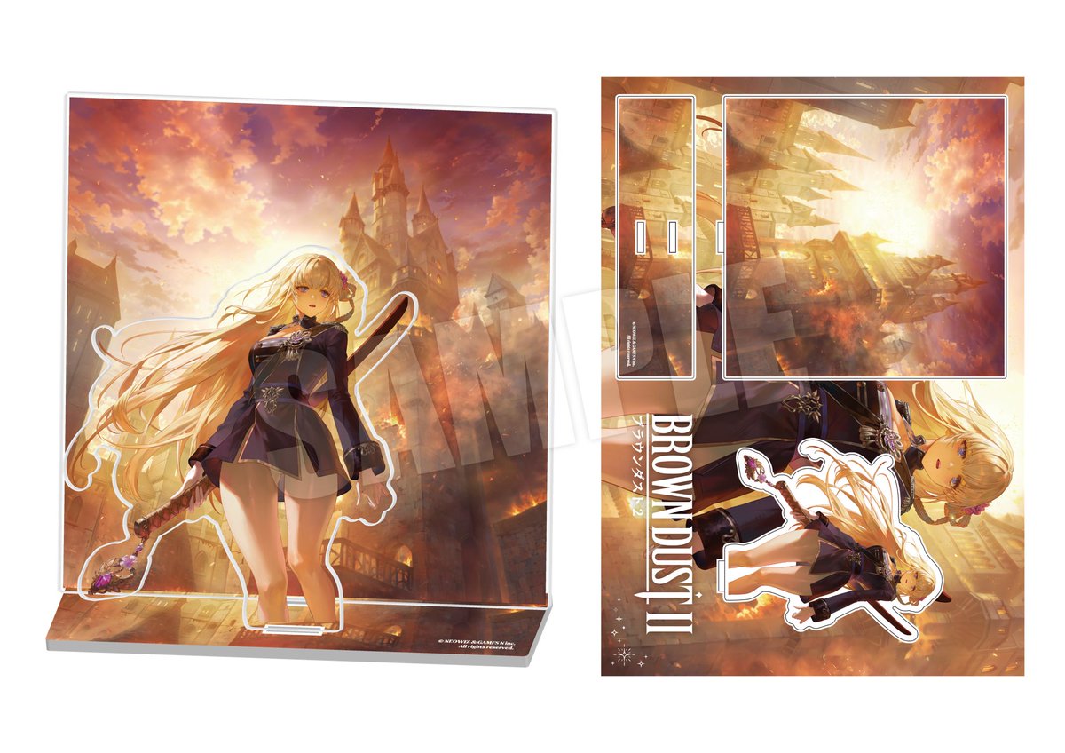 ブラウンダスト2 ポップアップ ネブリス マウスパッド 韓国 ブラウン