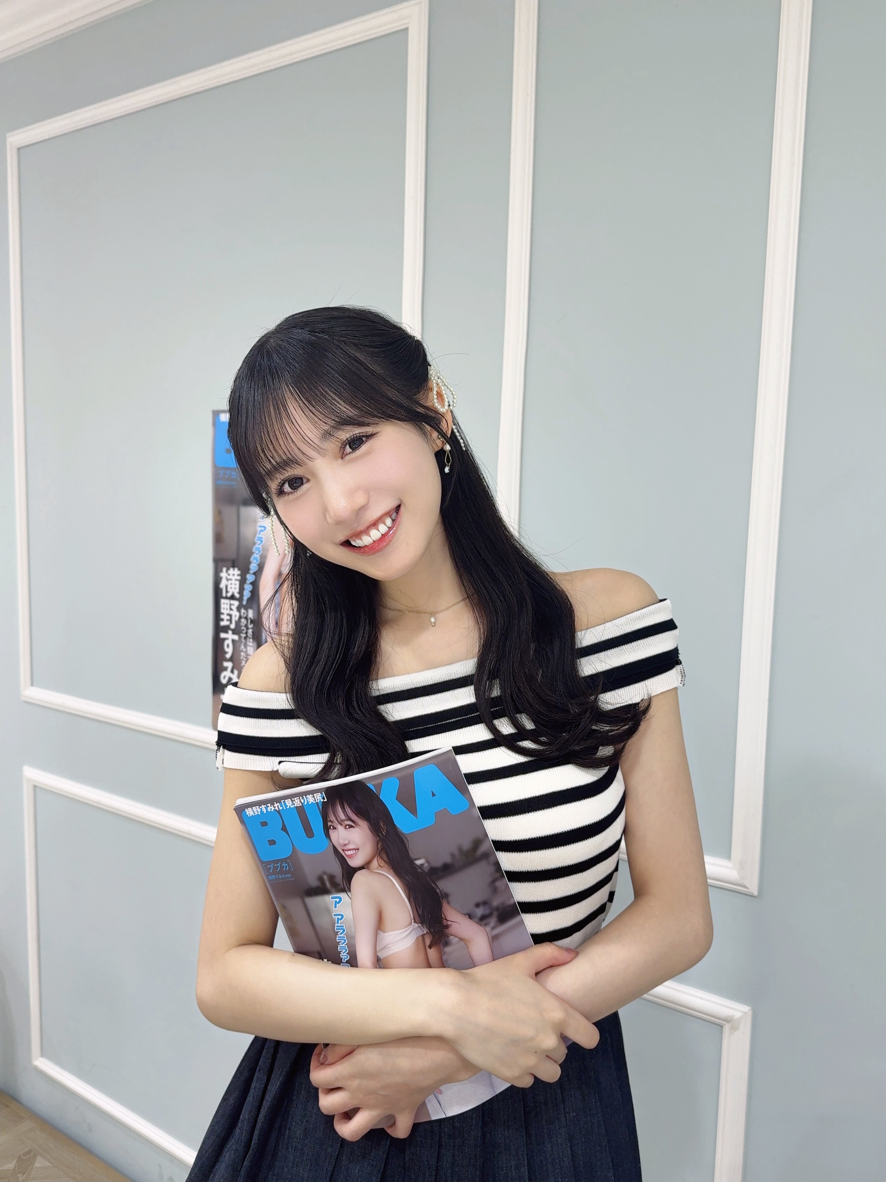 横野すみれ サイン入り チェキ 雑誌当選品 横野すみれ サイン入り