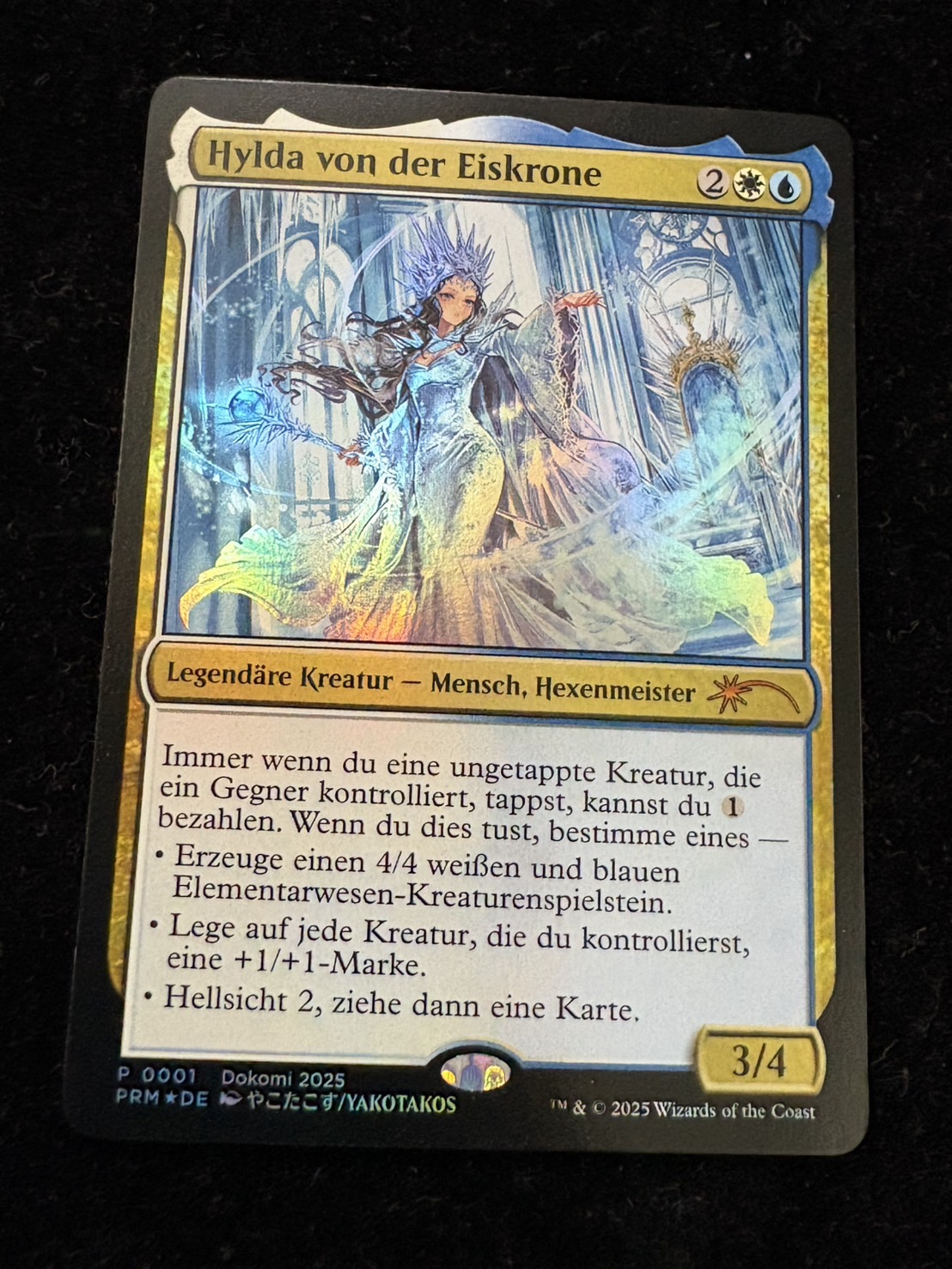 ドイツ語版 氷冠のヒルダ プロモ MTG Foil MTG foil ドイツ版 氷冠