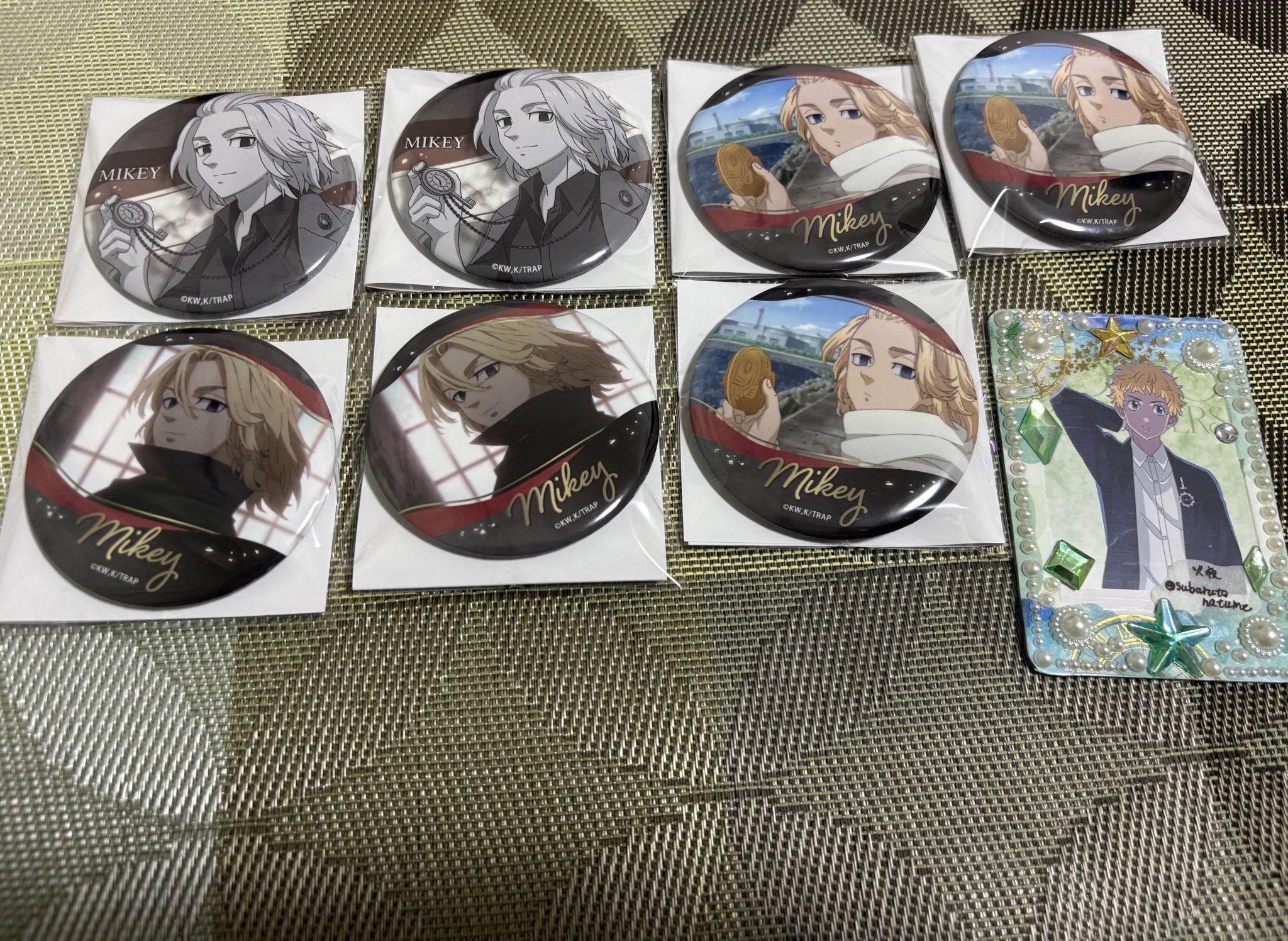 東京リベンジャーズ ハピネス缶バッジくじ ペット 黒川イザナ 箔押し