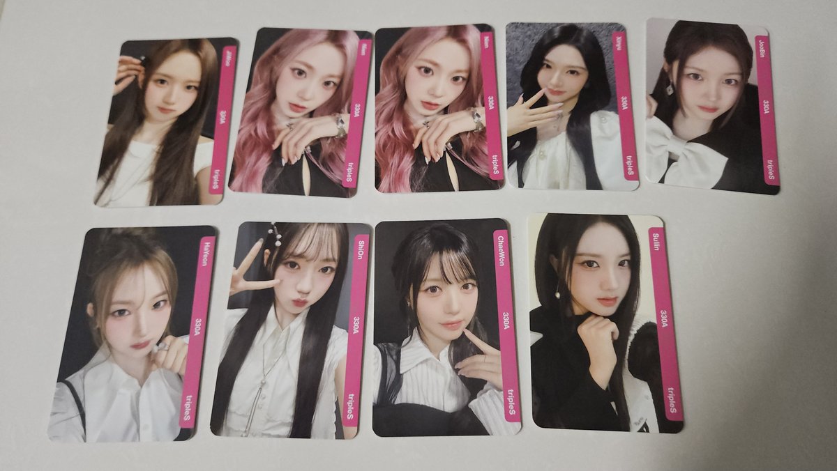 tripleS 日本FC特典 ハヨン トエス aa352 objekt tripleS 日本FC特典