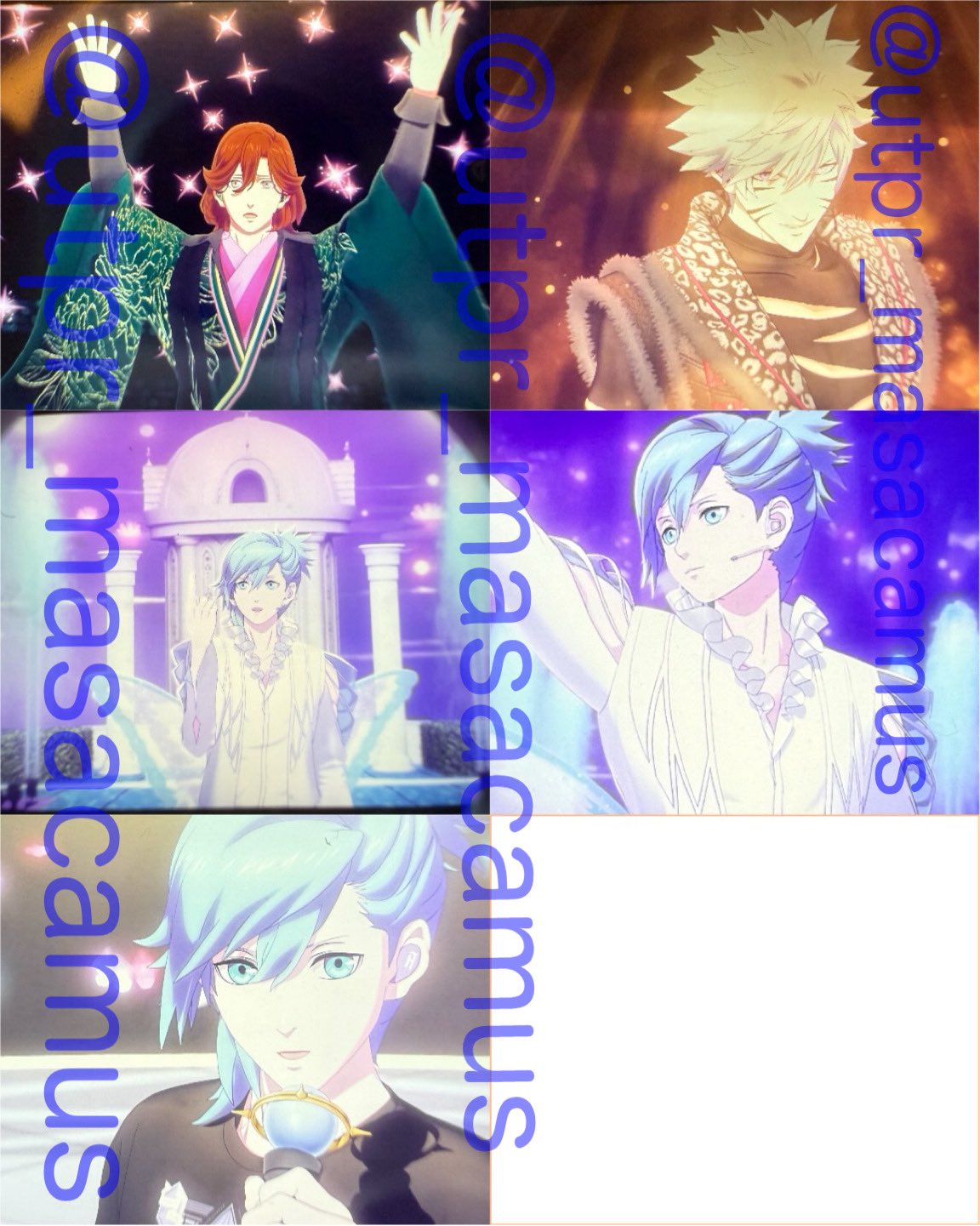 本物 うたプリ 寿嶺二 黒崎蘭丸 美風藍 カミュ 怪盗 集合 タブナイ