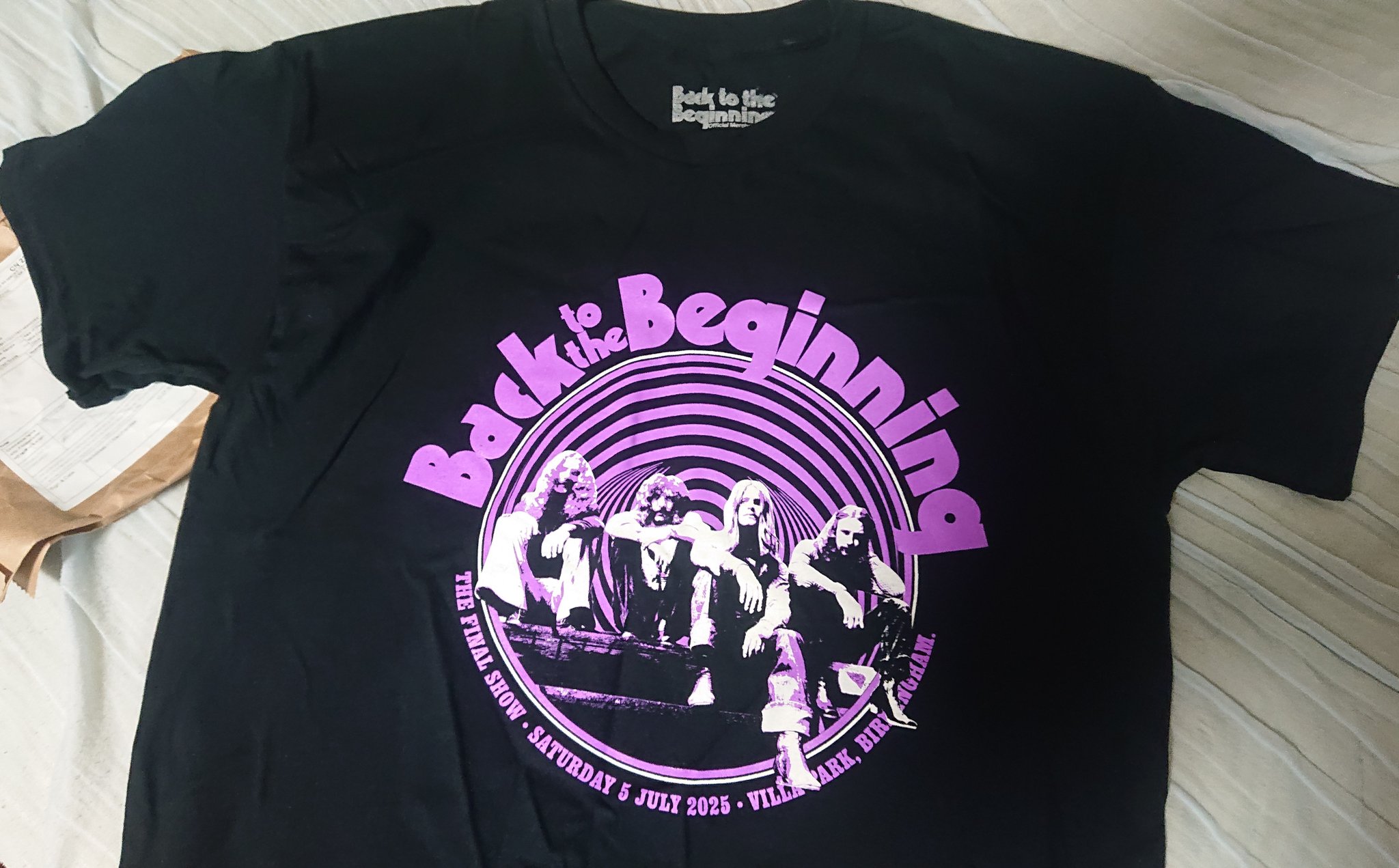 公式・ブラックサバスback to the beginning Tシャツ Black Sabbath
