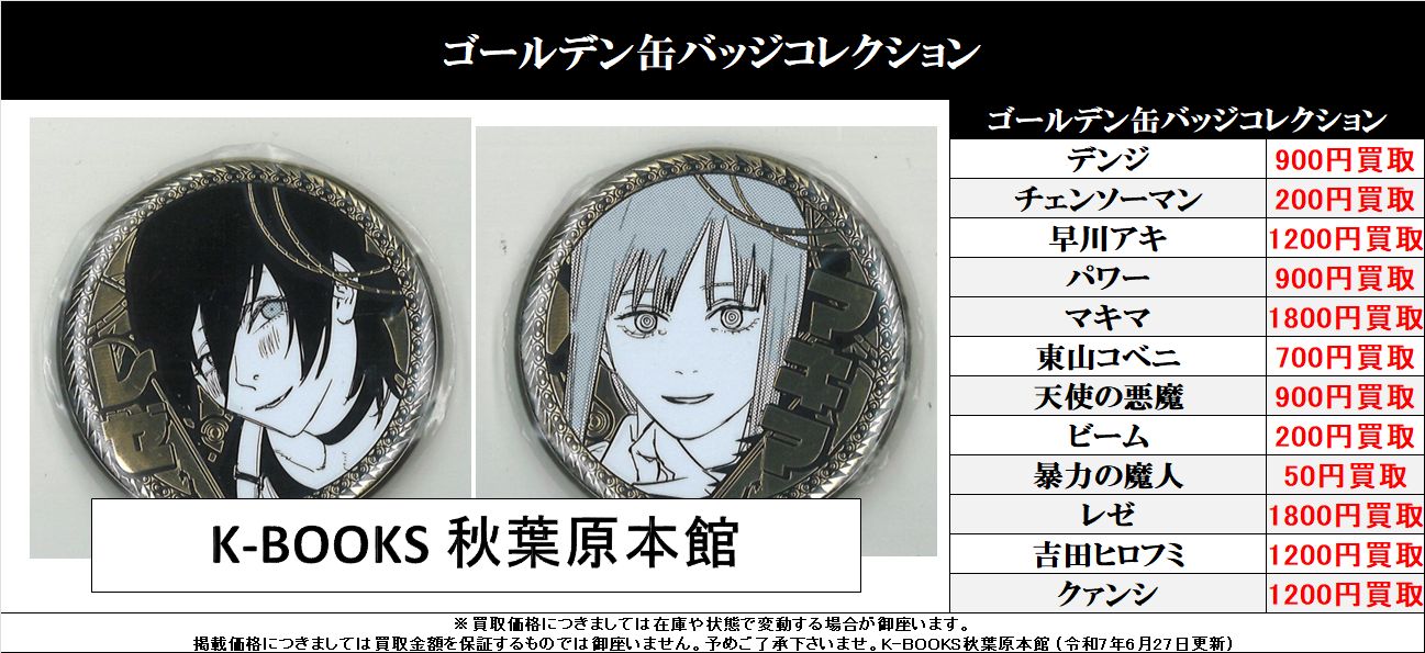 チェンソーマン デコレクション缶バッジ 第2弾 吉田ヒロフミ