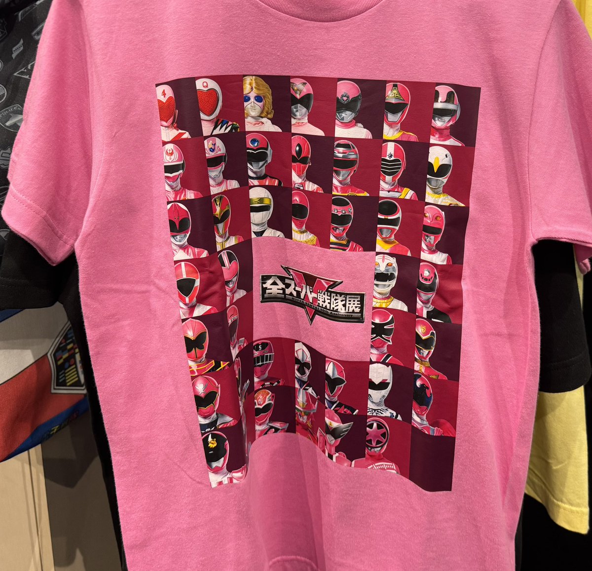 XL】Tシャツ レッド 集合 全スーパー戦隊展 赤 Mサイズ】 Tシャツ