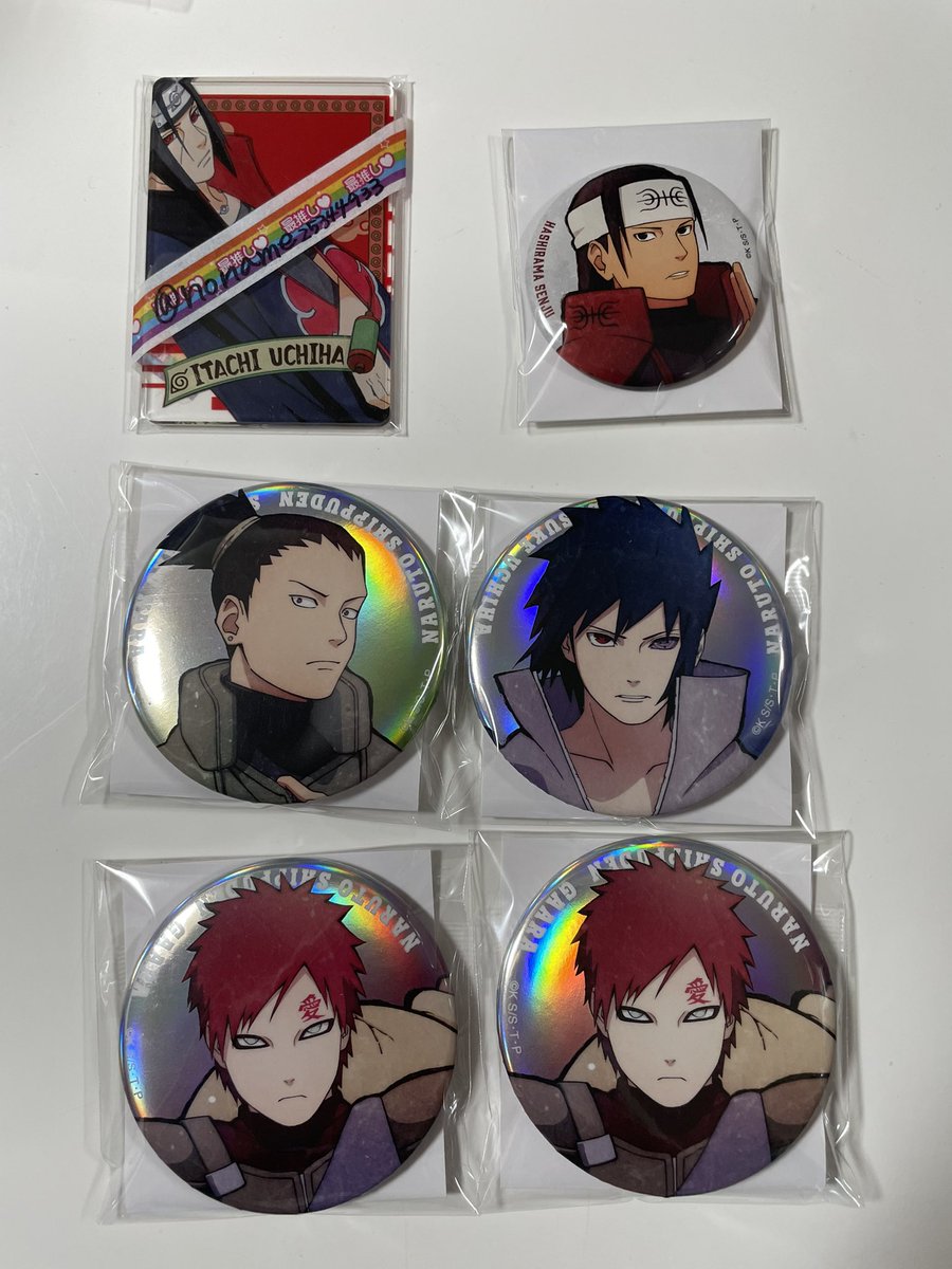 NARUTO ベースヤードトーキョー 缶バッジ イタチ noname on X