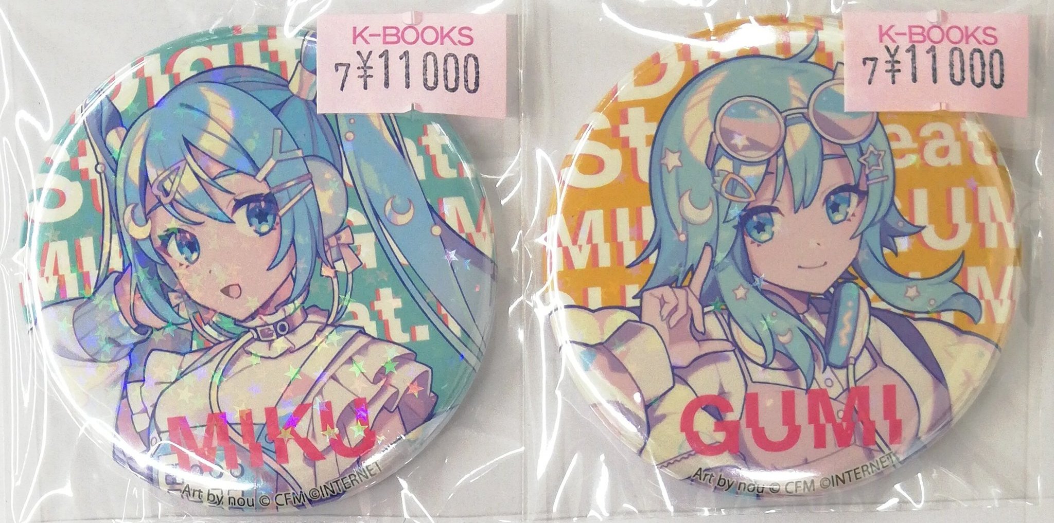 初音ミク Digital stars 2021 MIKU＆GUMI 缶バッジ 初音ミク Digital