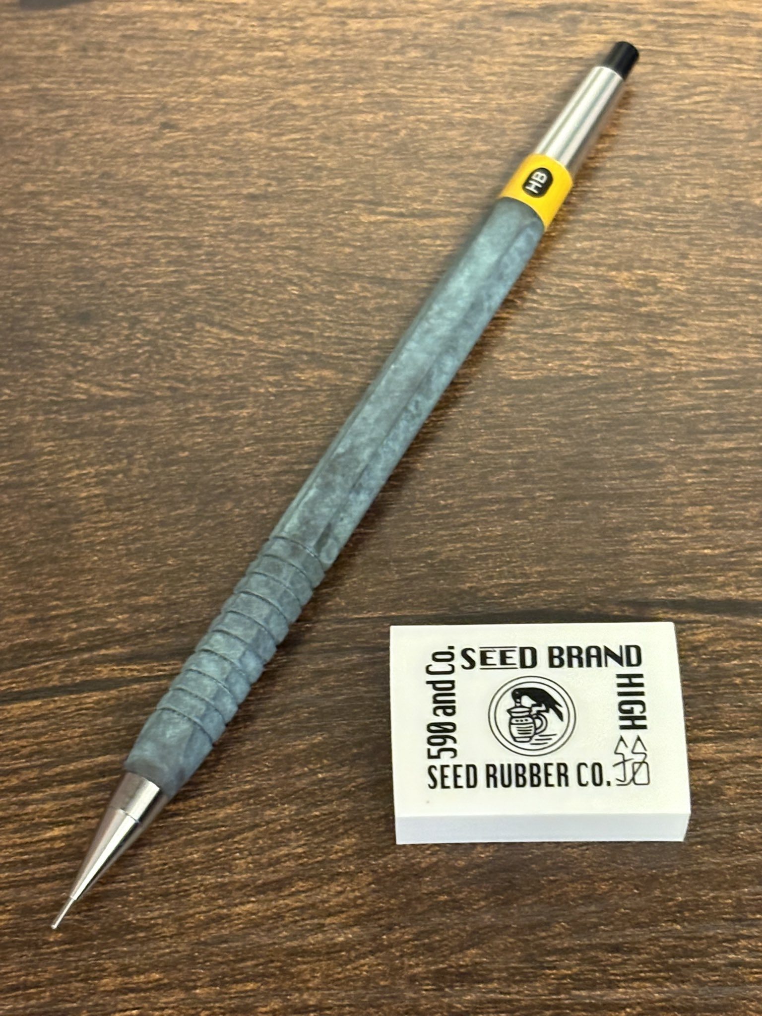 新品未使用」廣瀬鐵筆堂 真鍮六角/緑青モデル カスタムPG5 シャーペン