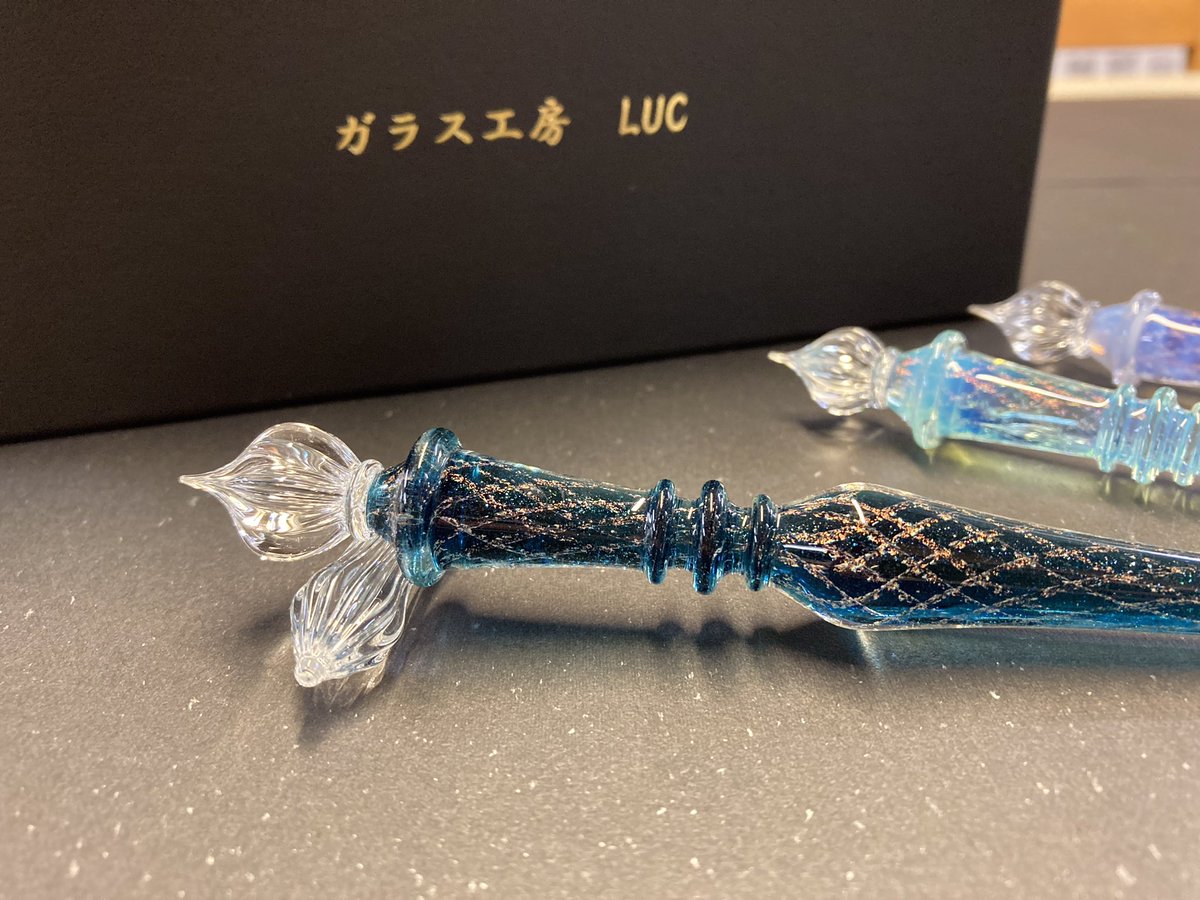 ガラス工房LUC(@naokawaglass)さんの ガラスペンが入荷いたしました